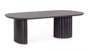 BIZZOTTO konferenční stůl ORISSA černý 130x65 cm