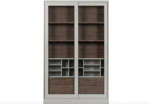 WOOOD Prosklená vitrína JAMES světlá