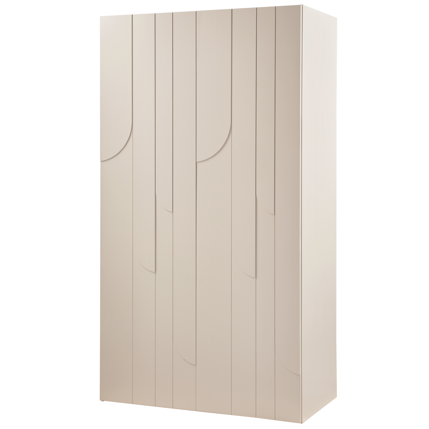 WOOOD Šatní skříň RAIN 200x110 cm světlá