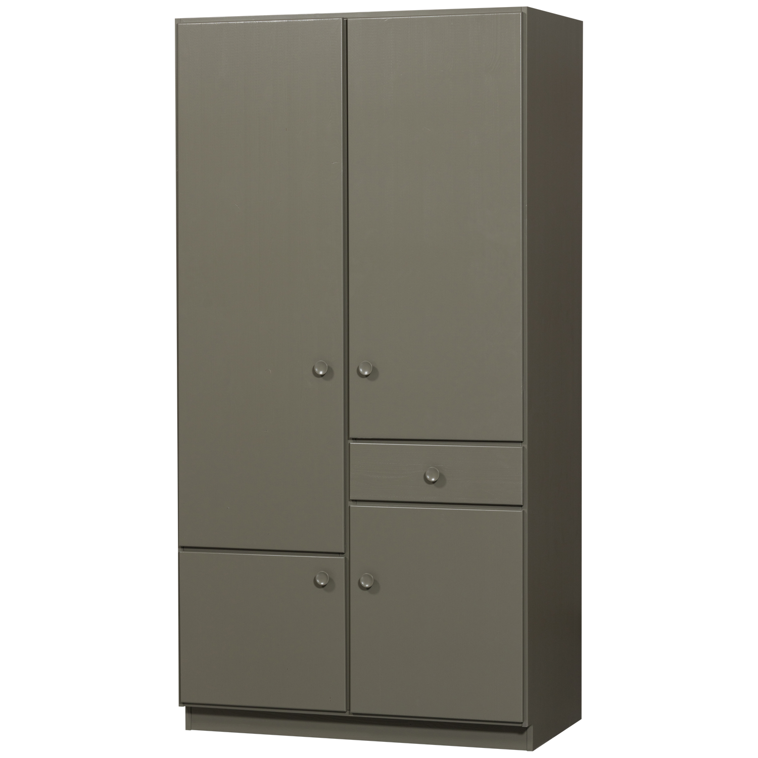 WOOOD Šatní skříň ALFIE 210x107 cm zelená