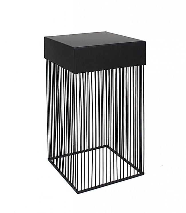 BIZZOTTO Konferenční stolek YASLINE 30x30 cm černý