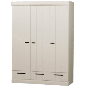 WOOOD Šatní skříň CONNECT světlá 3 dveře