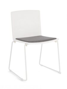BIZZOTTO Jídelní židle GIULIA bílá