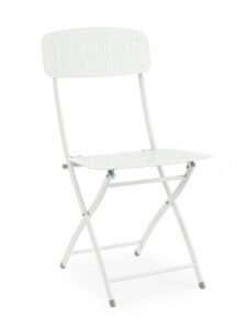 BIZZOTTO Zahradní skládací židle YVONNE bílá