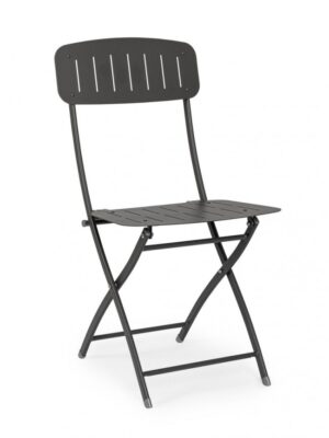 BIZZOTTO Zahradní skládací židle YVONNE antracitová