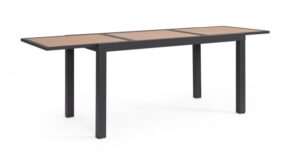 BIZZOTTO Zahradní stůl HILIJA antracit 140/210x77 cm