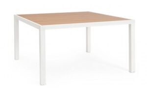 BIZZOTTO Zahradní stůl HILIJA bílý 136x136 cm