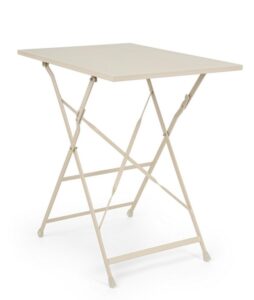BIZZOTTO Zahradní skládací stůl YASMIN šampaň 50x70 cm