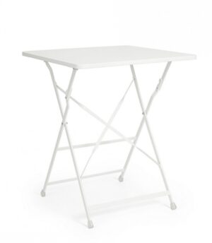 BIZZOTTO Zahradní skládací stůl YASMIN 60x60 cm bílý