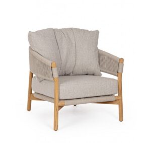 BIZZOTTO Zahradní křeslo GARITA béžové