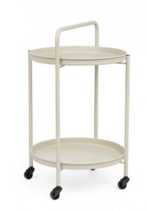 BIZZOTTO Zahradní vozík AUSTIN krémový ø44