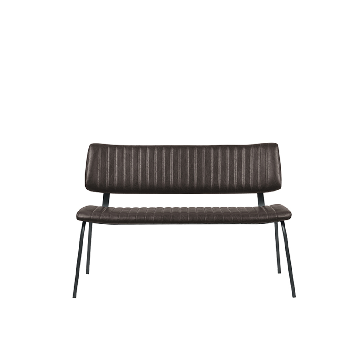 LABEL51 Jídelní lavice GUSTO tmavě hnědá 120 cm