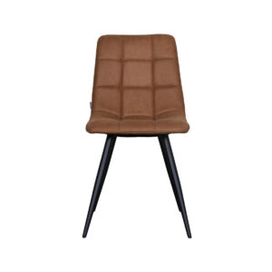 LABEL51 Jídelní židle BISTRO mikro semiš koňak