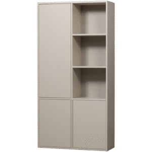 WOOOD Skříň MEGGY béžová pravá 215x108 cm