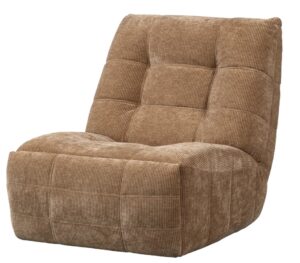 WOOOD Polohovatelné křeslo HEIN světle hnědé