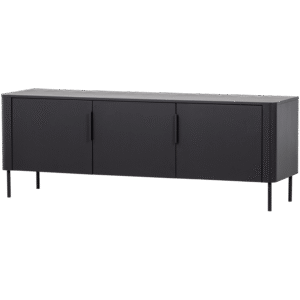 GUNNAR TV UNIT 154CM PINE MATTE BLACK [fsc]