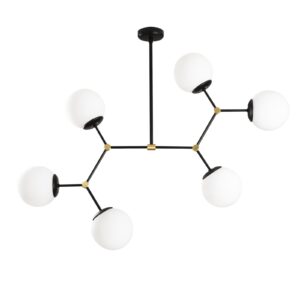 OPVIQ Závěsné světlo DAMAR XL černé