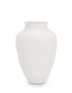 BIZZOTTO bílá keramická váza PAPYRUS 29 cm