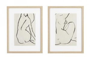 BIZZOTTO Set 2 obrázů REFINED 30x40cm