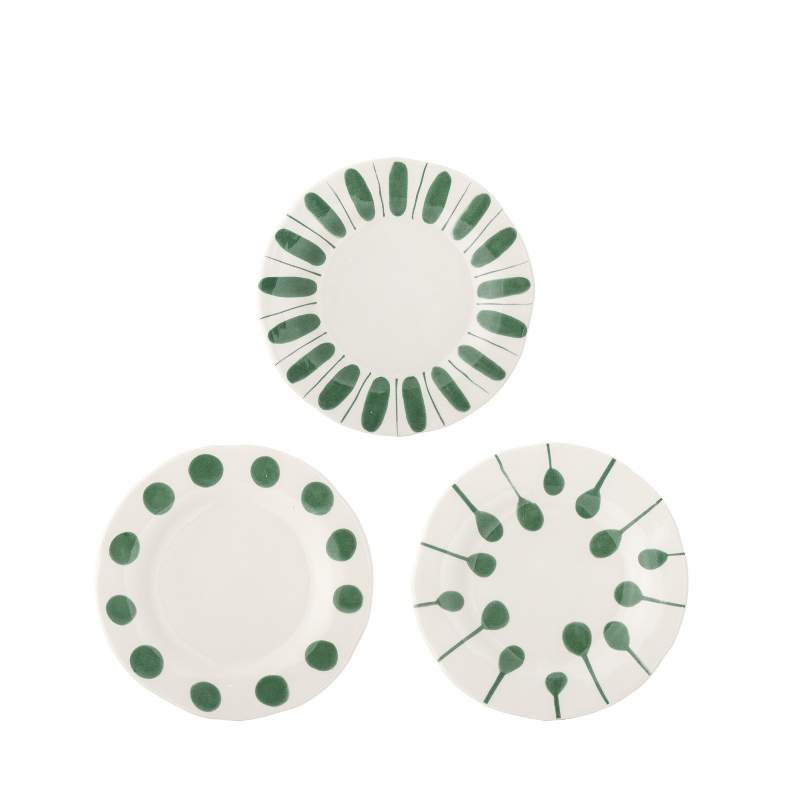 BLOOMINGVILLE Set 3 jídelních talířů LINORA 28 cm