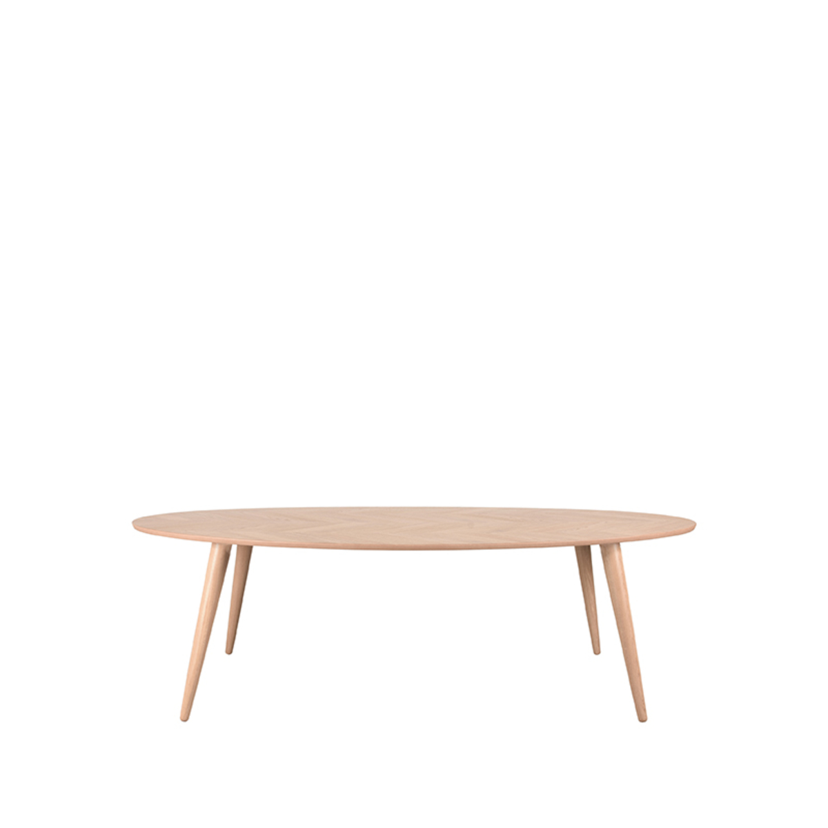 LABEL51 Oválný jídelní stůl INES 210x110 cm světlý
