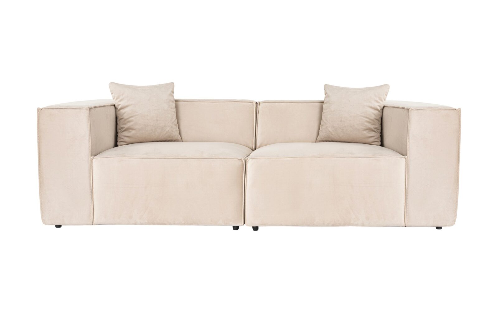 Hanah Home Dvoumístná pohovka LORA krémová 220 cm