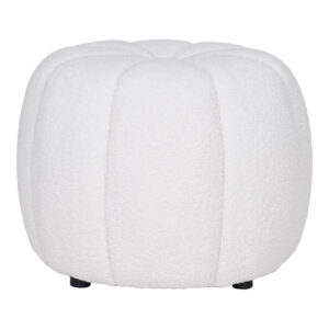 House Nordic Pouf PAISLEY bílý