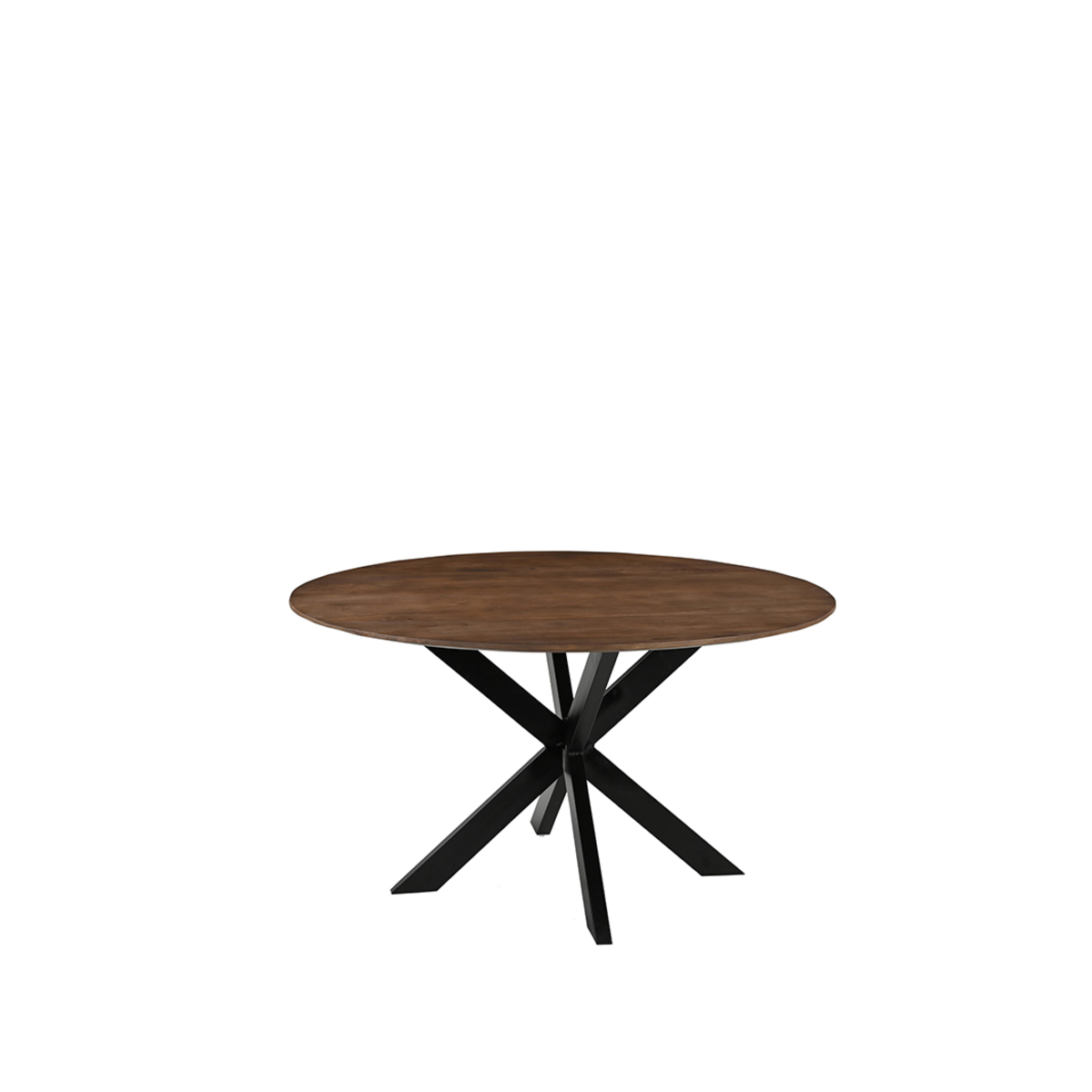 LABEL51 Jídelní stůl OTIS hnědý ⌀130 cm