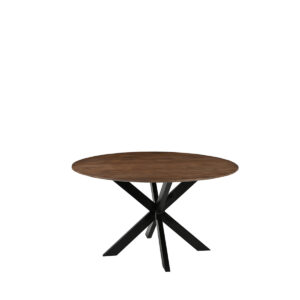 LABEL51 Jídelní stůl OTIS hnědý ⌀140 cm