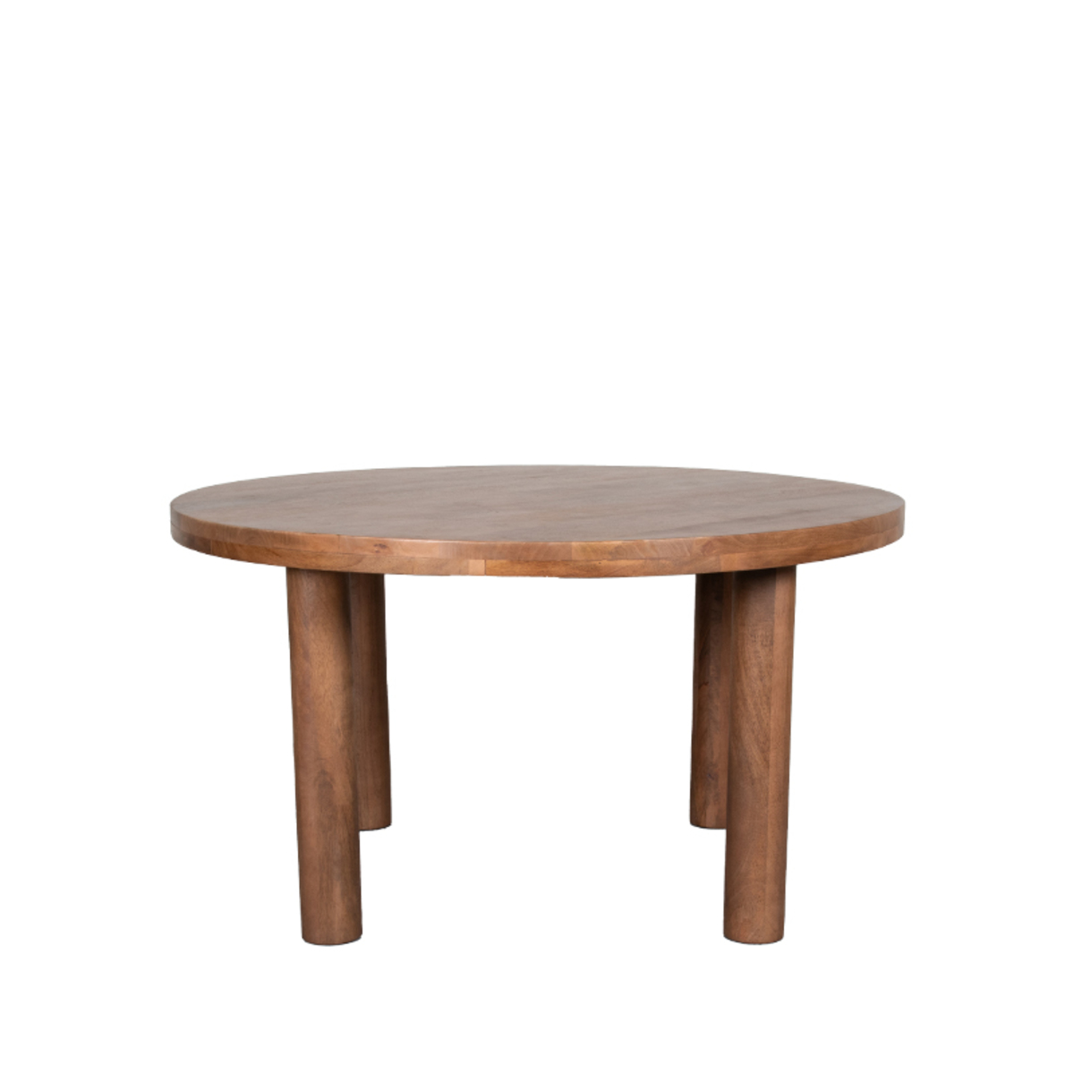 LABEL51 Jídelní stůl ELLY hnědý ⌀140 cm