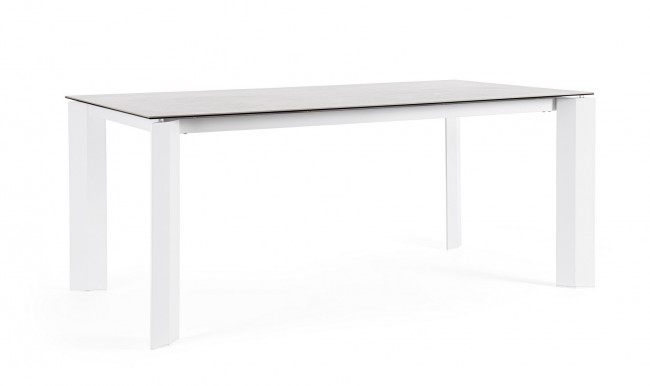 BIZZOTTO Zahradní jídelní stůl OTAVIO 180x95 cm bílý