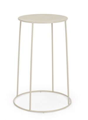 BIZZOTTO Kulatý konferenční stolek AUSTIN krémový ø35 cm