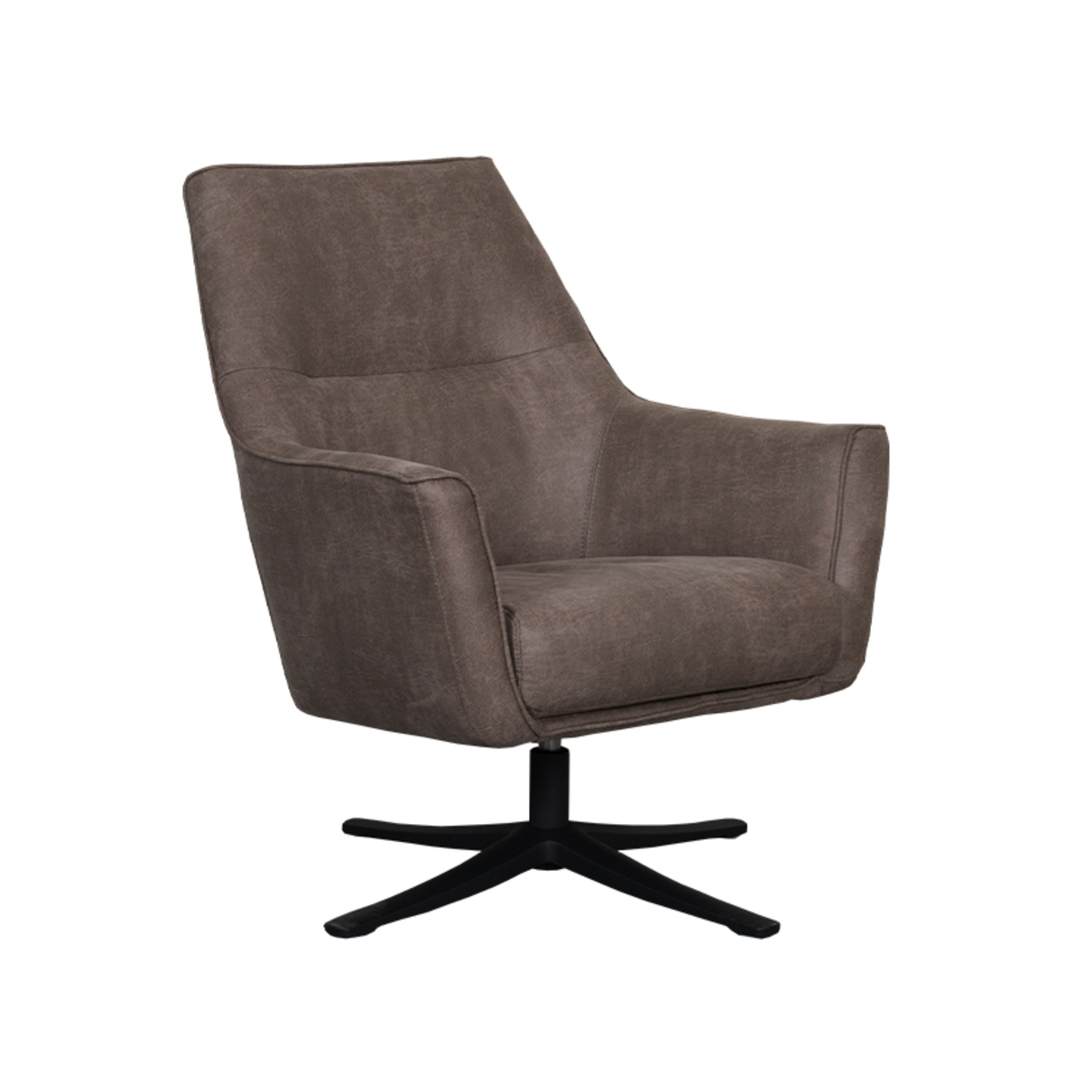 LABEL51 Designové otočné křeslo TOD hnědé