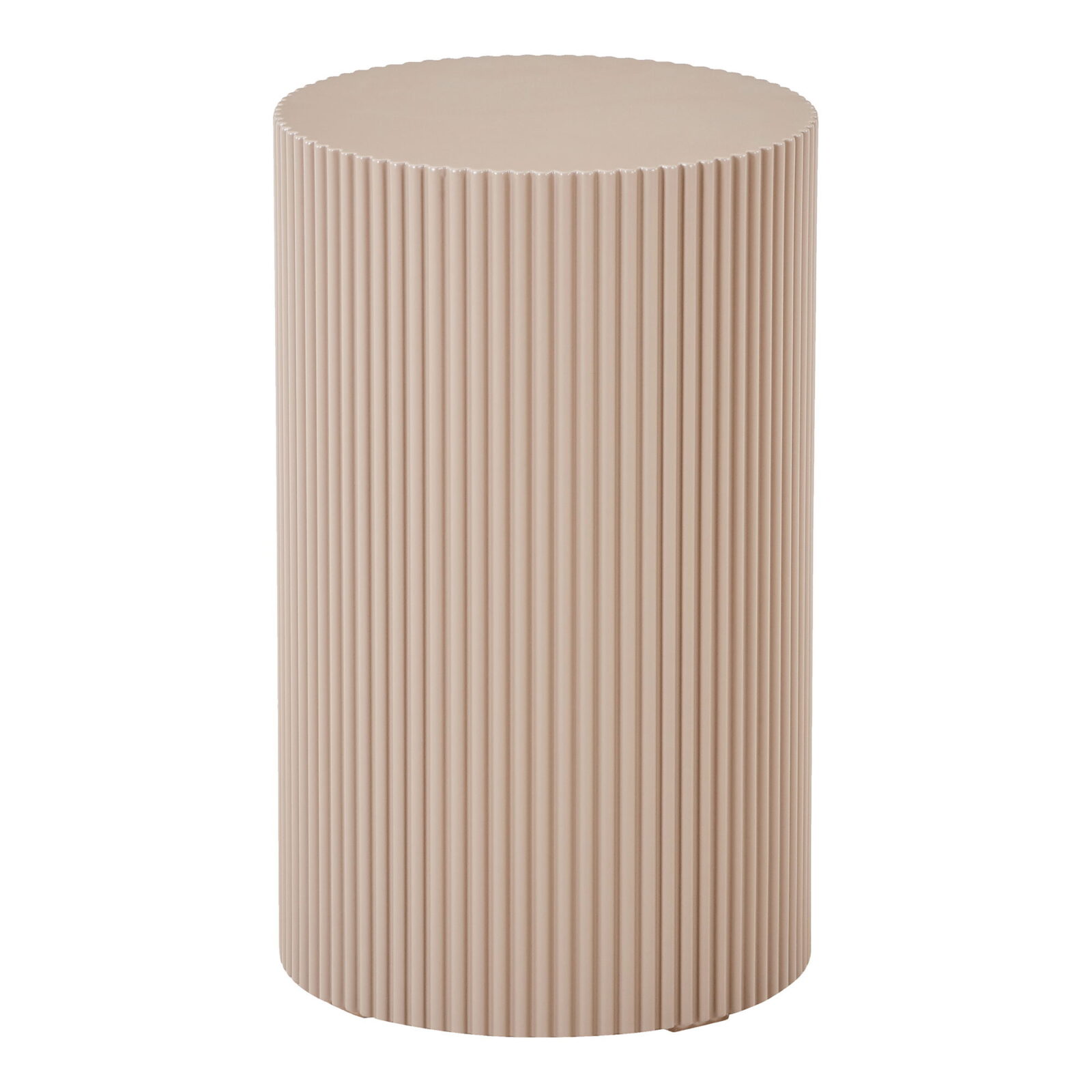 House Nordic Odkládací stolek FARENSE ø30 cm šedobéžový