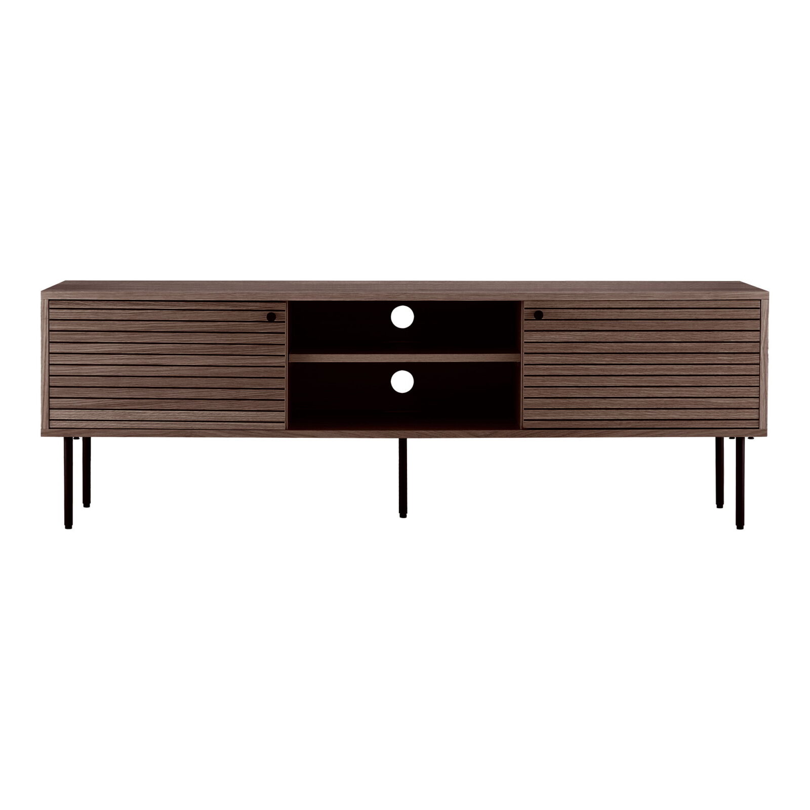 House Nordic TV stolek KYOTO 150x40 cm tmavě hnědý