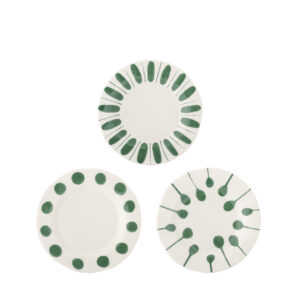 BLOOMINGVILLE Set 3 jídelních talířů LINORA 28 cm