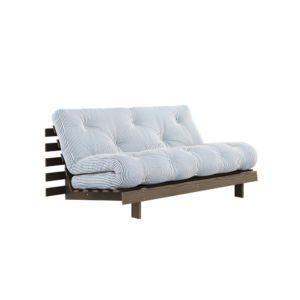 KARUP DESIGN Námořnická rozkládací pohovka ROOTS s konstrukcí z tmavě hnědého dřeva 160x200 cm