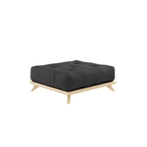 KARUP DESIGN Dřevěná podnožka SENZA tmavě šedá