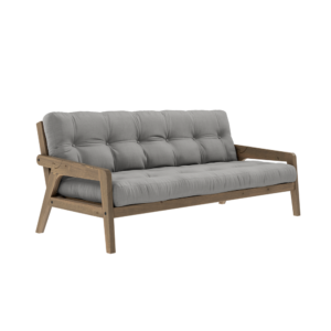 KARUP DESIGN Třímístná rozkládací pohovka GRAB šedá 204 cm