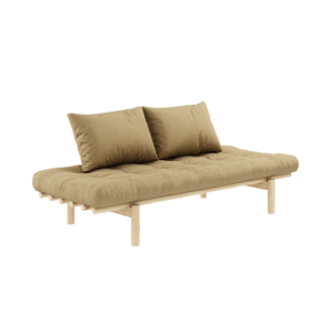 KARUP DESIGN Dřevěná pohovka PACE béžová 75x200 cm