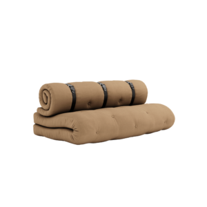 KARUP DESIGN Rozkládací pohovka BUCKLE UP mocca 140 cm
