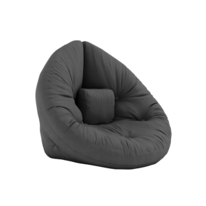 KARUP DESIGN Rozkládací dětské křesílko MINI NIDO tmavě šedé