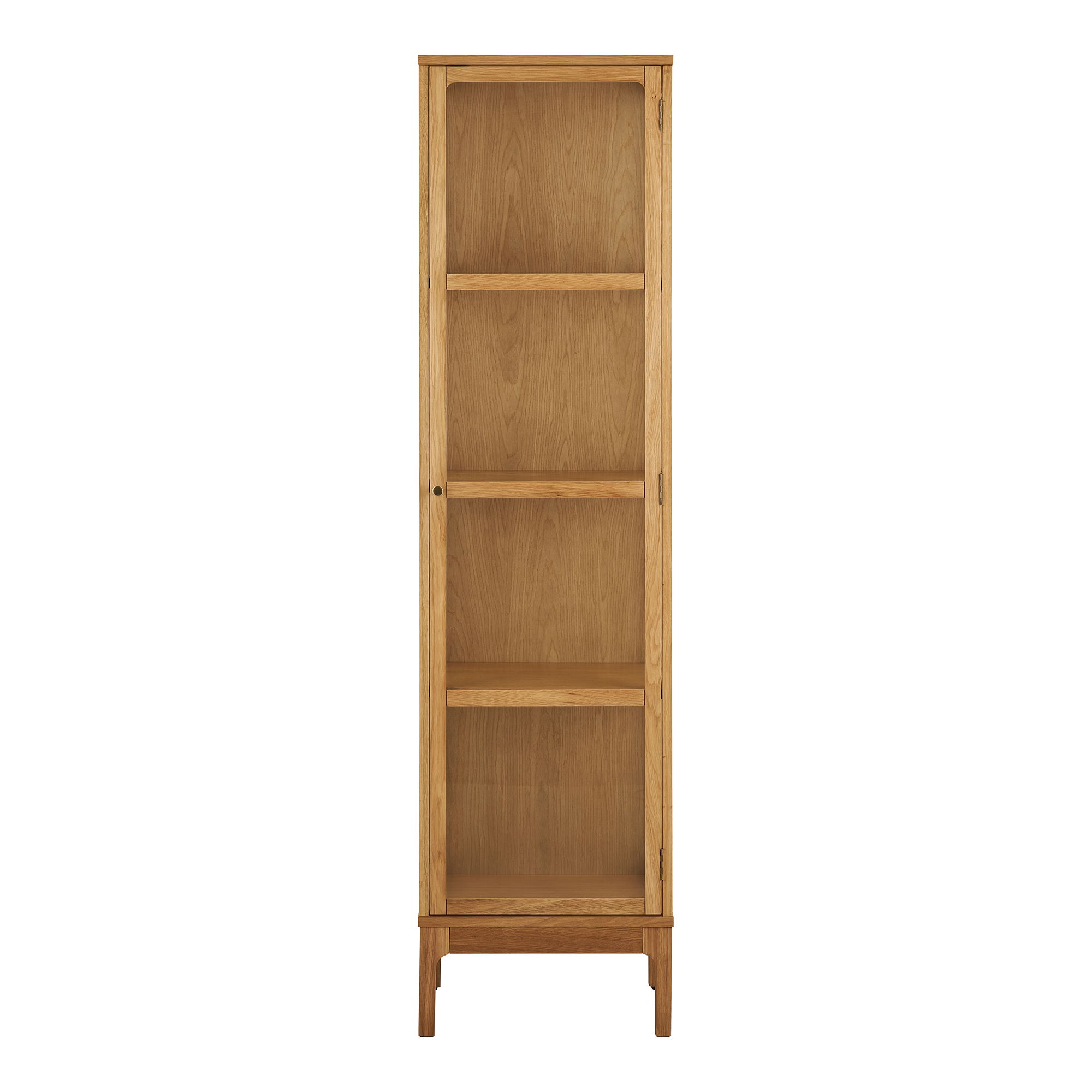 House Nordic Prosklený kabinet ZAMORA 180x47cm dub