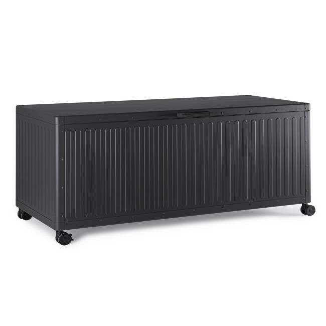 BIZZOTTO Zahradní úložný box OCEAN antracit 182x89 cm