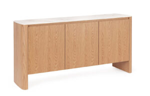 BIZZOTTO Komoda GAVRIEL hnědá 160x80 cm
