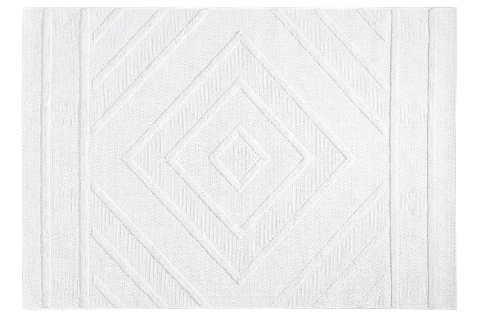 CONCEPTUM HYPNOSE Koberec SILVA bílý 120x180cm čtverce